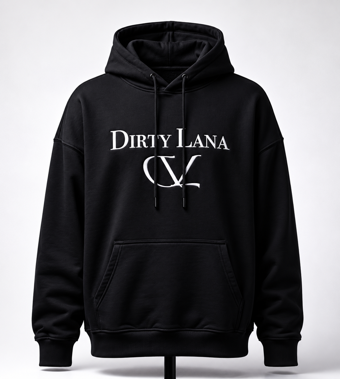 Dirty Lana Oversized Hoodie (Black)